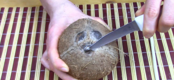 Kuinka helppoa on avata kookospähkinä kotona. Ja kuinka valita hyvä kookospähkinä.